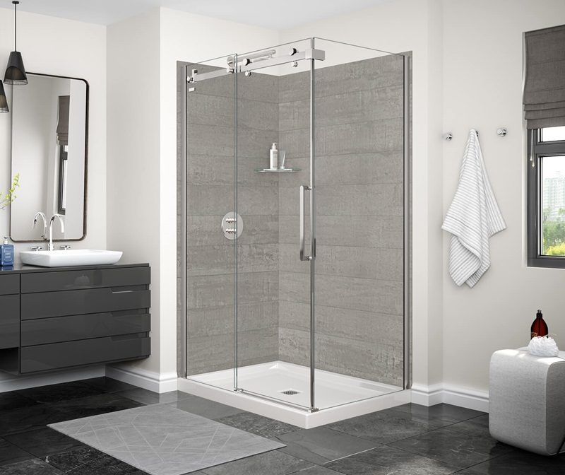 MAAX Factory Rough Corner Shower