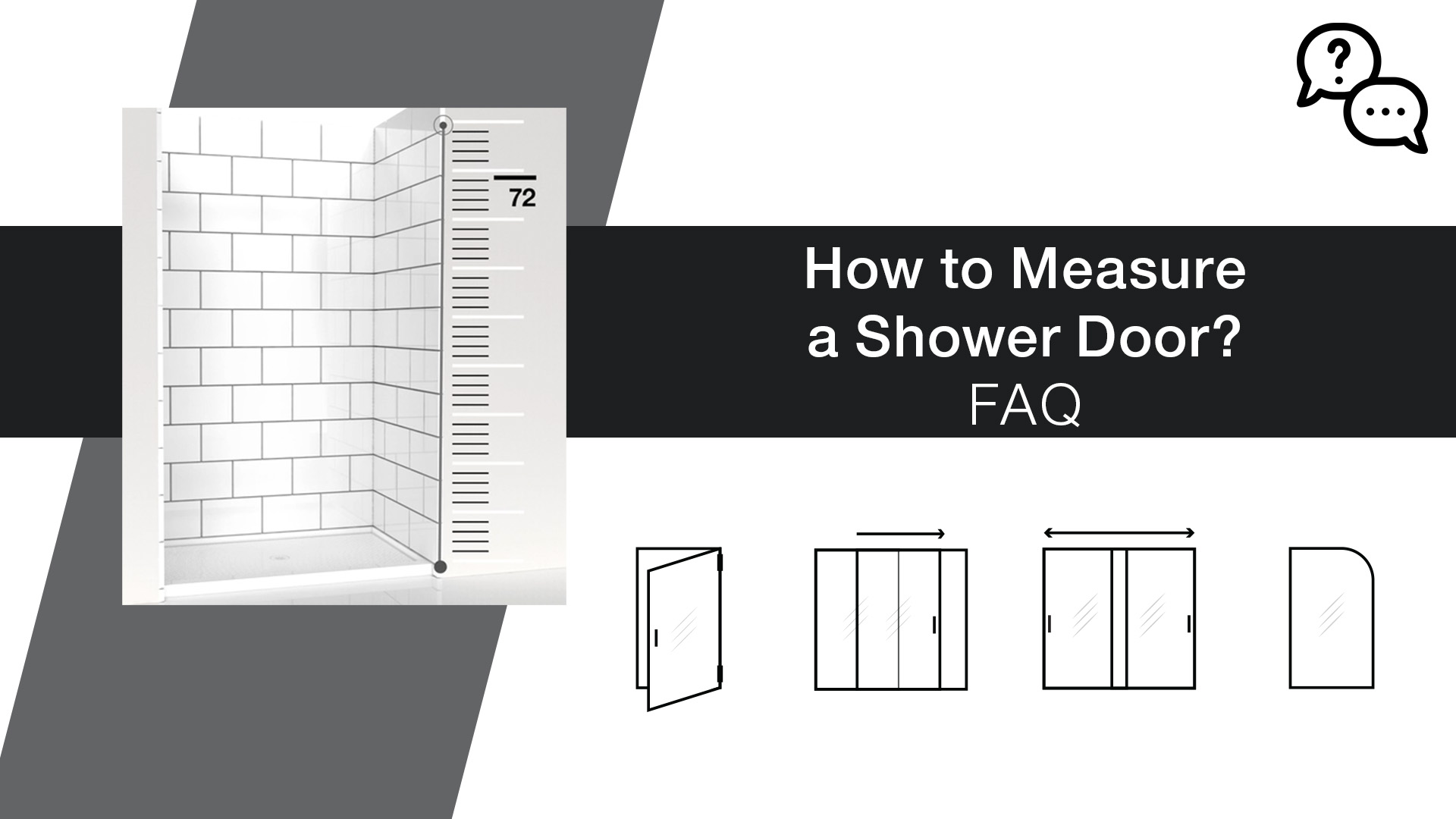 How to Measure a Shower Door