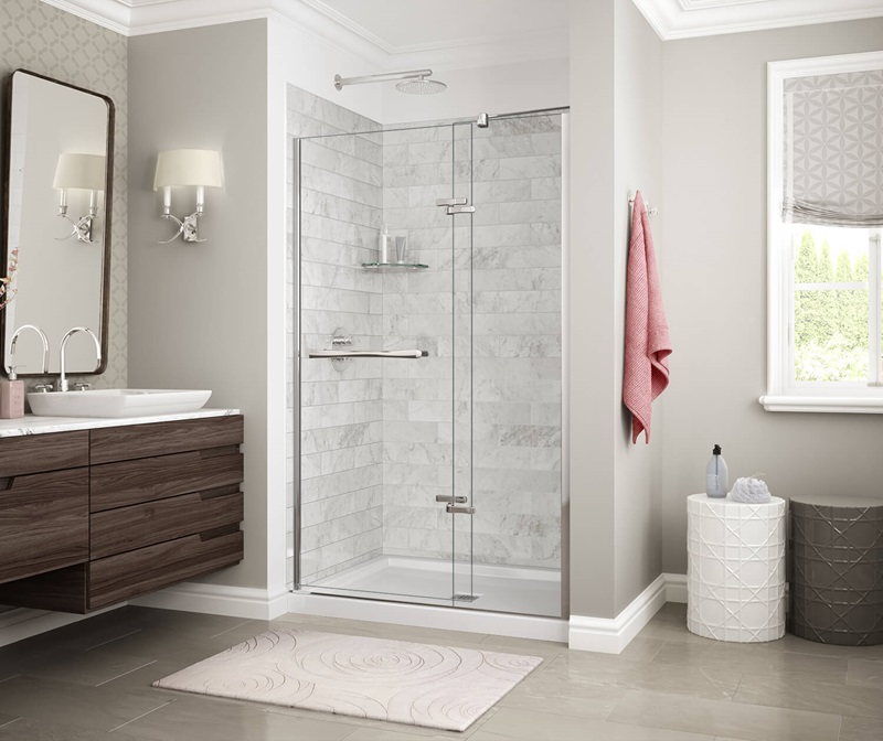 MAAX Marble Carrara SH6032 Alcove Shower