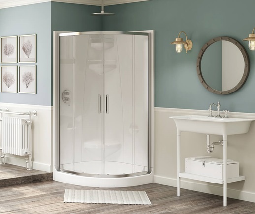 MAAX Radia 36 Neo Round Shower Chrome