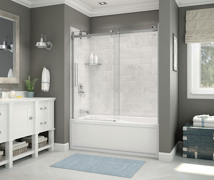 MAAX Utile Carrara Tub Wall