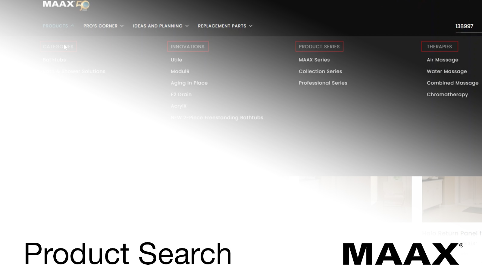 MAAX Product Search MAAX Product Search
